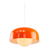 Big Space Age Pendant from Guzzini in Orange, 1970s