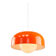 Grand pendentif de l'ère spatiale de Guzzini en orange, années 1970.