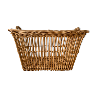 XL rattan trunk basket