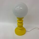 Space age yellow table lamp , 1970's