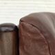 1970s, Scandinavian armchair, furniture leather, beech wood.