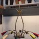 Italian brass chandelier 1950