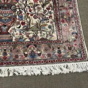 Iranian carpet made of wool and silk, handmade - 1.87m x 1.23m