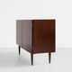 Midcentury Danish cabinet in rosewood by Omann Jun 1960s - handle free doors