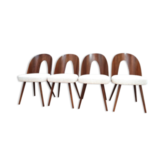Set of Four Chairs by A. Suman for Tatra Nabytok, Czechoslovakia, 1960s