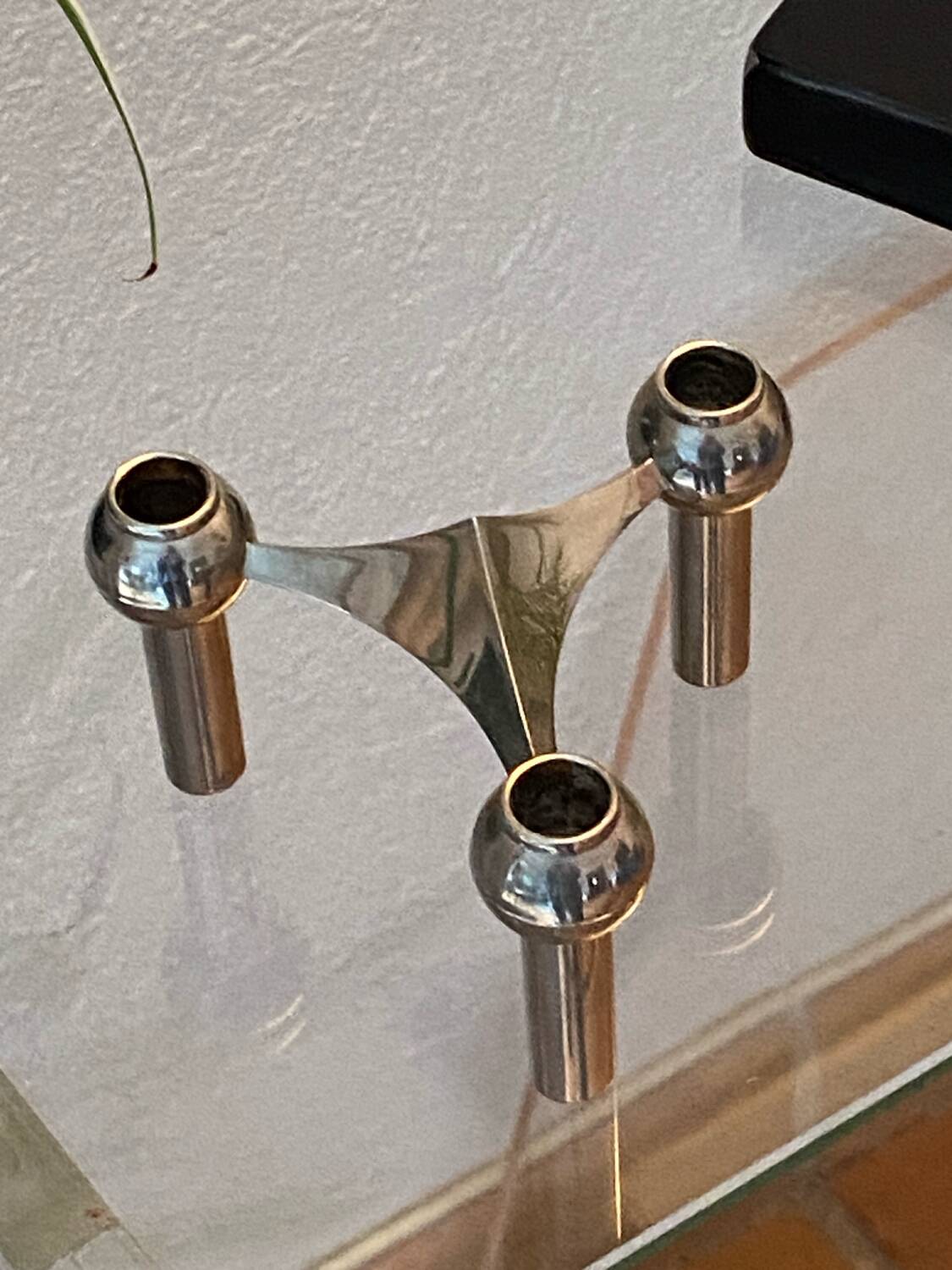 Stoff Nagel design candlestick from the 1960s