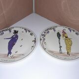 6 dessert plates Villeroy and Boch design 1900