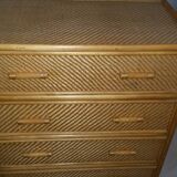 Rattan dresser 1950