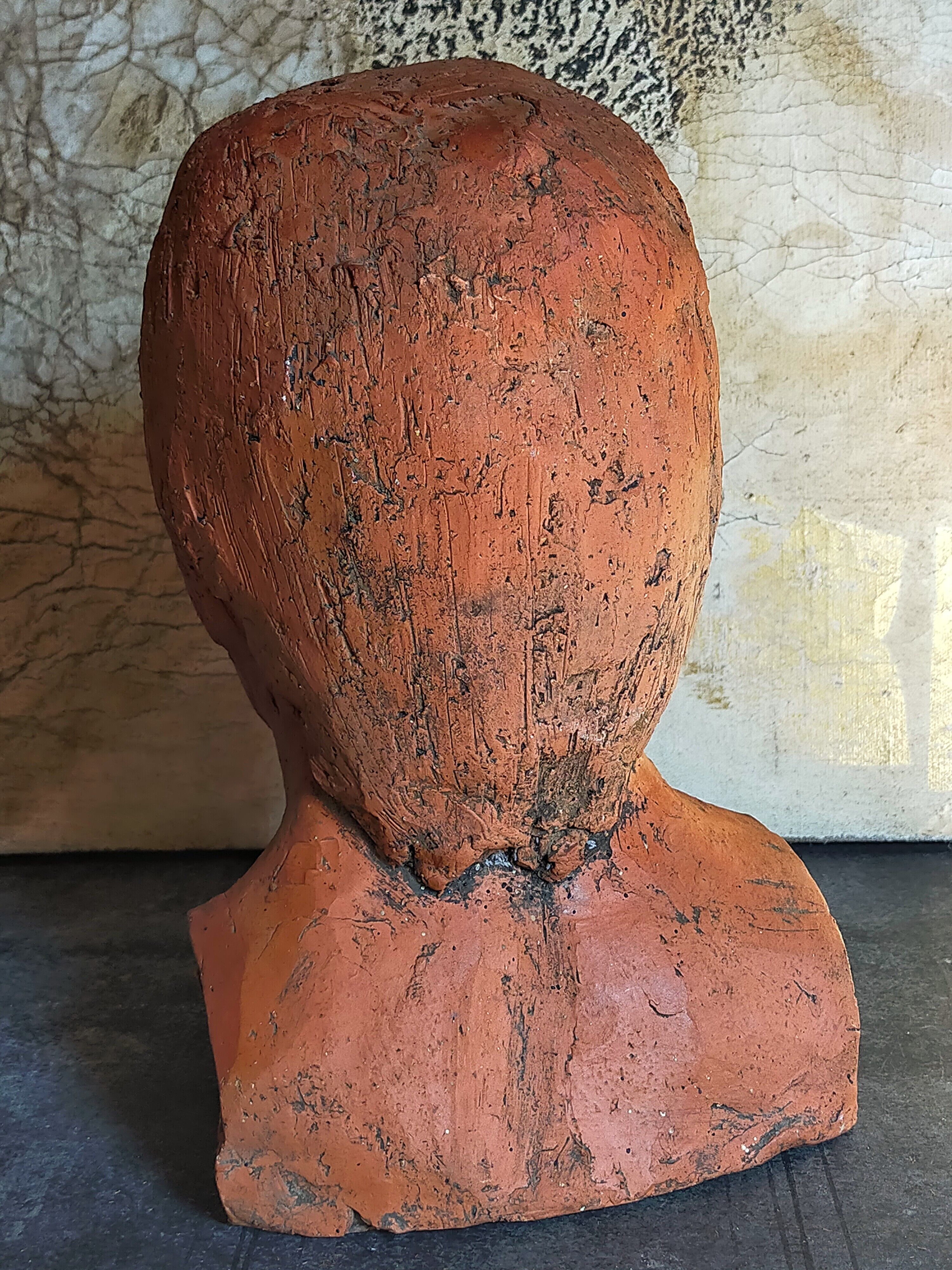 Young man's head original artist modeling