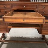 19th century walnut stepped desk