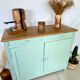 Green Parisian buffet mint