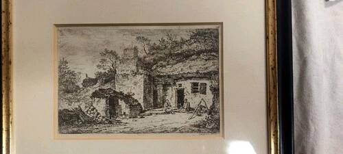 Alexis nicolas perignon (nancy 1726-1782) engraving xviii landscape