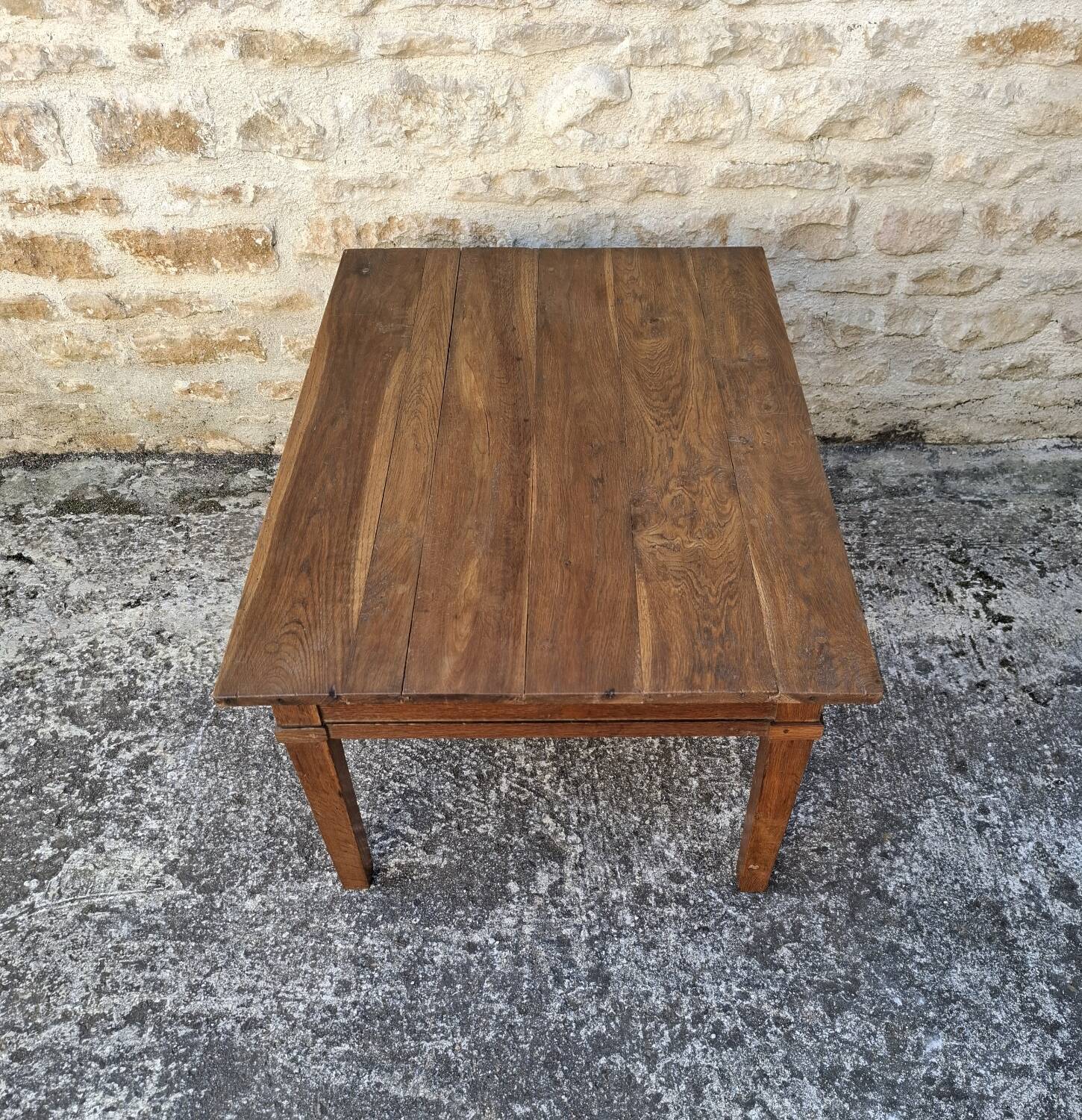 Table basse en chêne