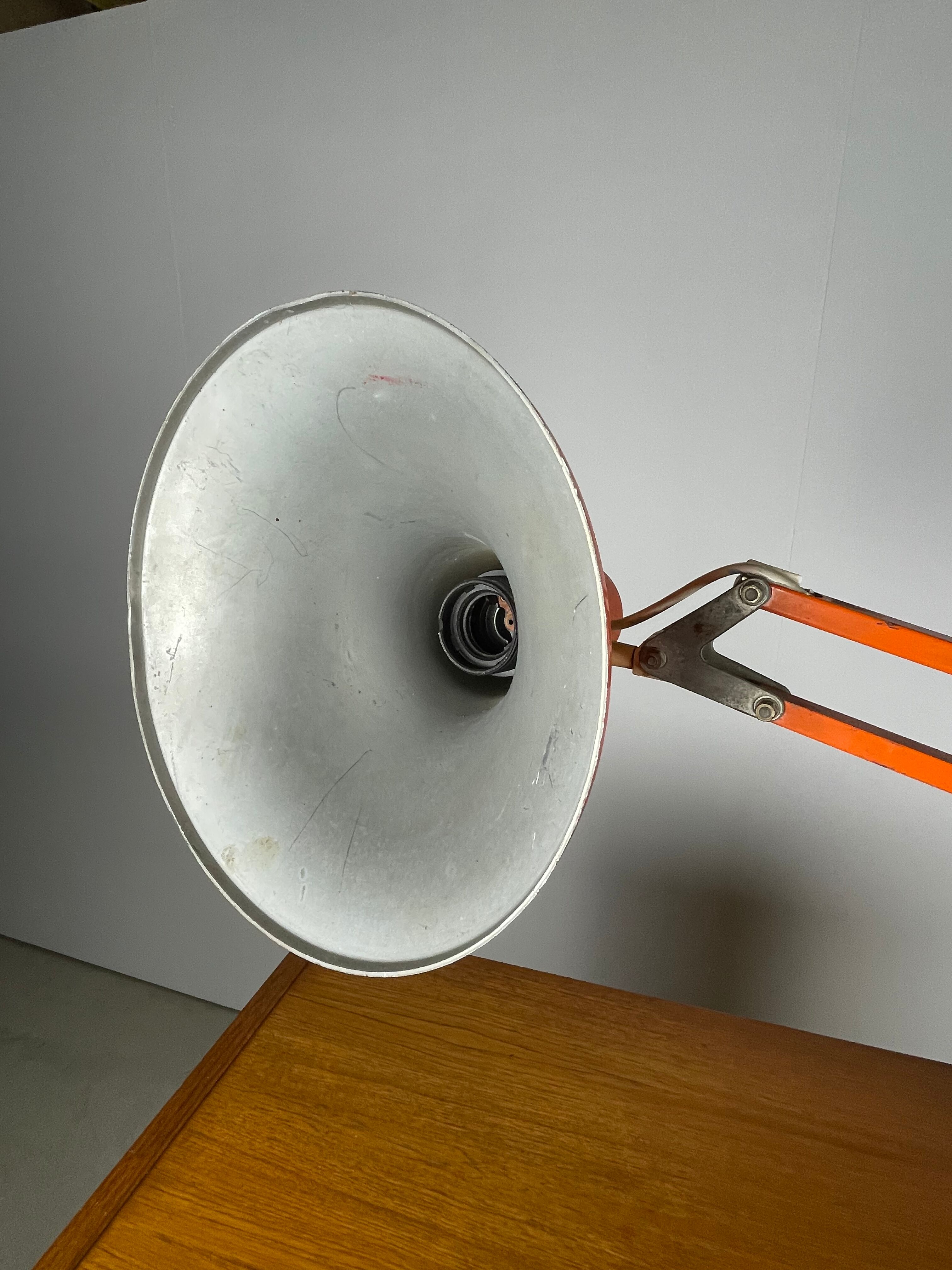 Articulated desk lamp 1970 orange
