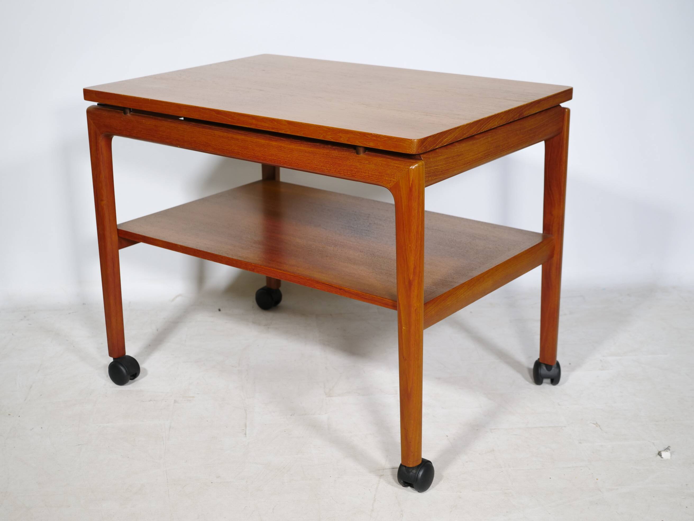 Teak Serving Trolley Senator Series by Ole Wanscher for France & Son, 1960s