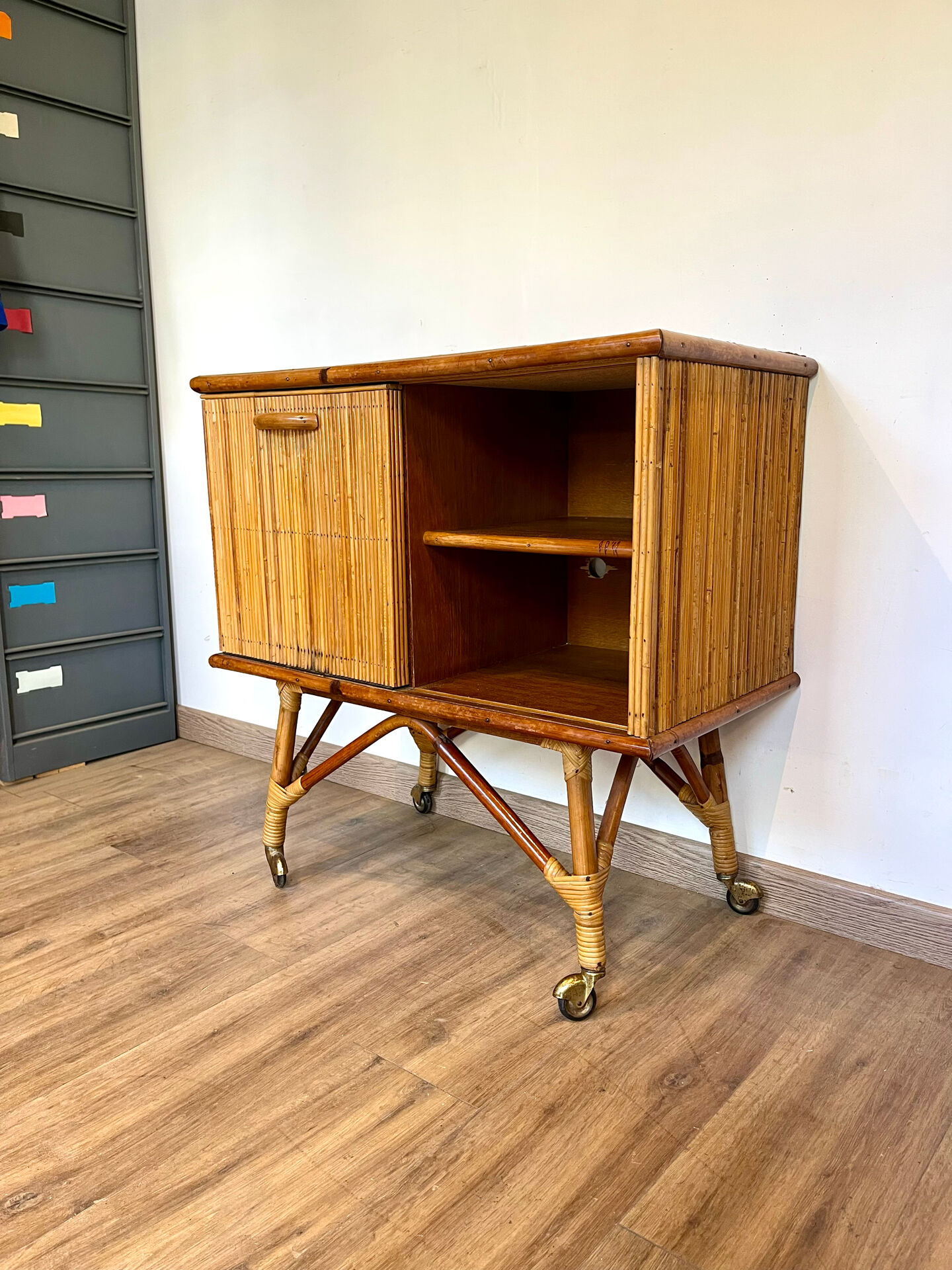Rattan sideboard