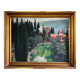 Tableau HSP "Mediterranean Landscape - Nice" 1935 Villa signed A. Deguene