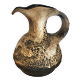 Vase-pichet céramique Fat Lava, attribué à Bay Keramik, Germany