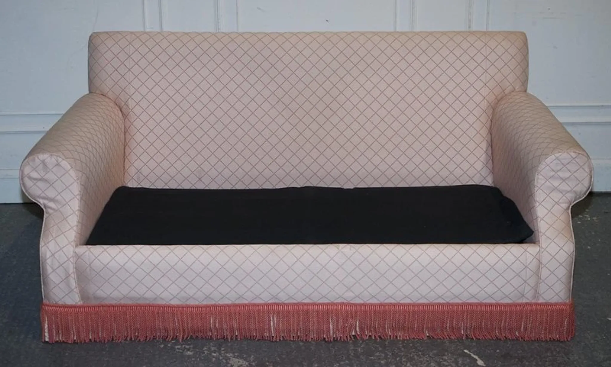 Two-Seater Sofa from Country House with Cushioned Pillows, England
