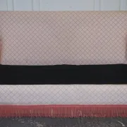 Two-Seater Sofa from Country House with Cushioned Pillows, England