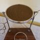 Table barber with mahogany mirror and chrome 1940