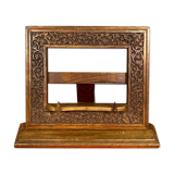 Table lectern in solid oak carved twentieth century