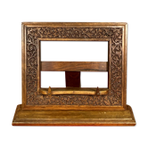 Table lectern in solid oak carved twentieth century