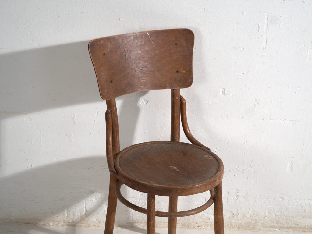 Pair of antique bentwood chairs in Thonet style – Central Europe, circa 1920