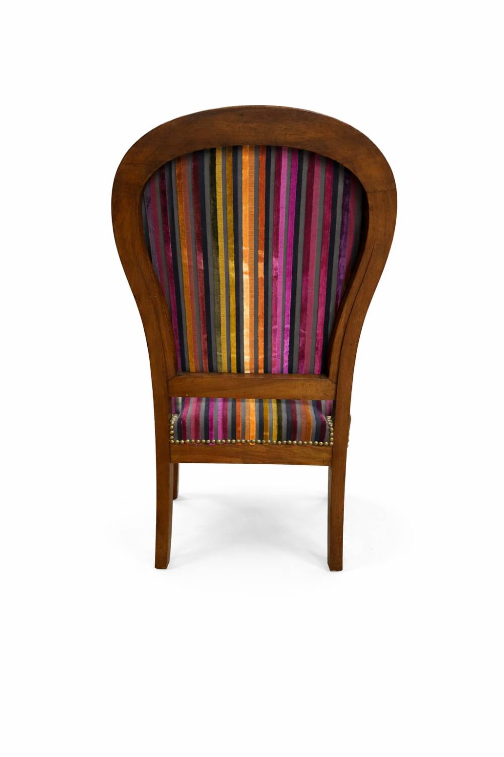 Antique carved wooden armchair, Louis-Philippe style