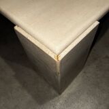 Travertine coffee table