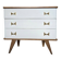 Commode vintage pieds compas renove