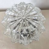 Vintage molded glass ceiling light