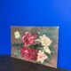 Peinture aux roses vintage