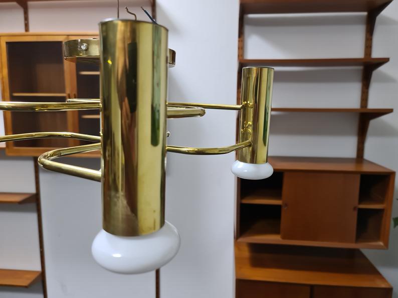 Vintage ceiling light by Leola Lighting Germany