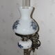Lampe de chevet à fixation murale et décor fleuri
