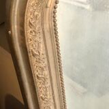 Antique mirror with molding