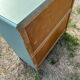 Commode vintage 1950 vert Fumé