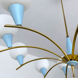 Vintage chandelier italy, 50s