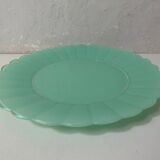 Vintage mint flower Duralex cake dish
