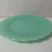 Vintage mint flower Duralex cake dish
