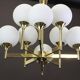 Grand magnificent Sputnik chandelier by Kaiser, Germany, 1970s.