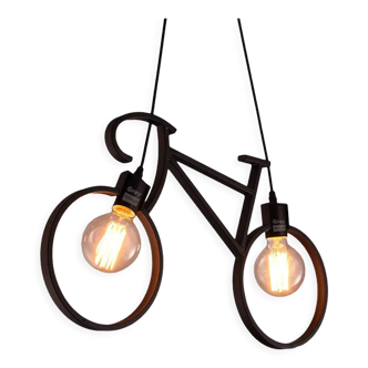 Lampe suspendue au plafond en forme de cycle