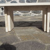 Coffee table in travertine