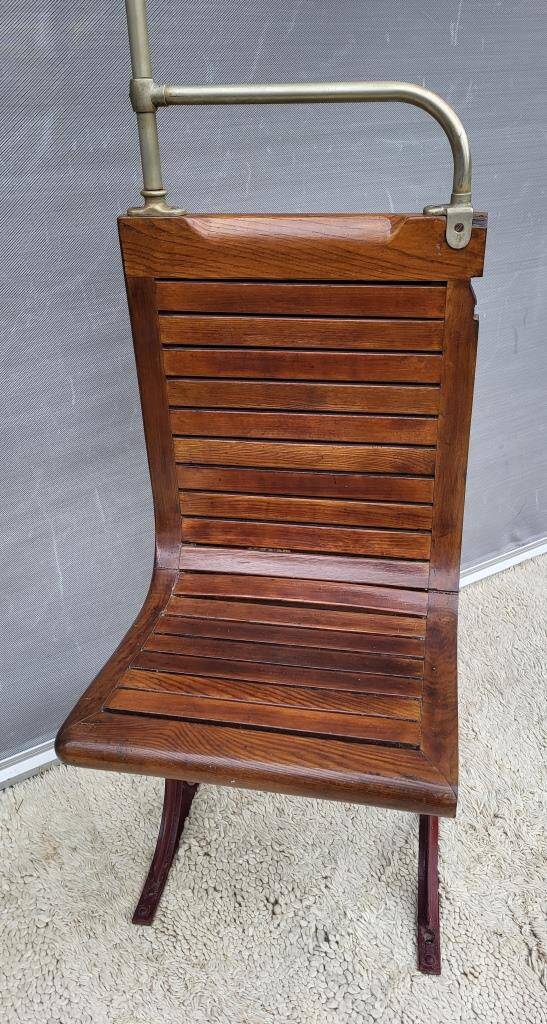 Sprague Metropolitan Parisian bench 1920 with hat rack