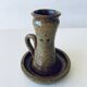 Stoneware candle holder