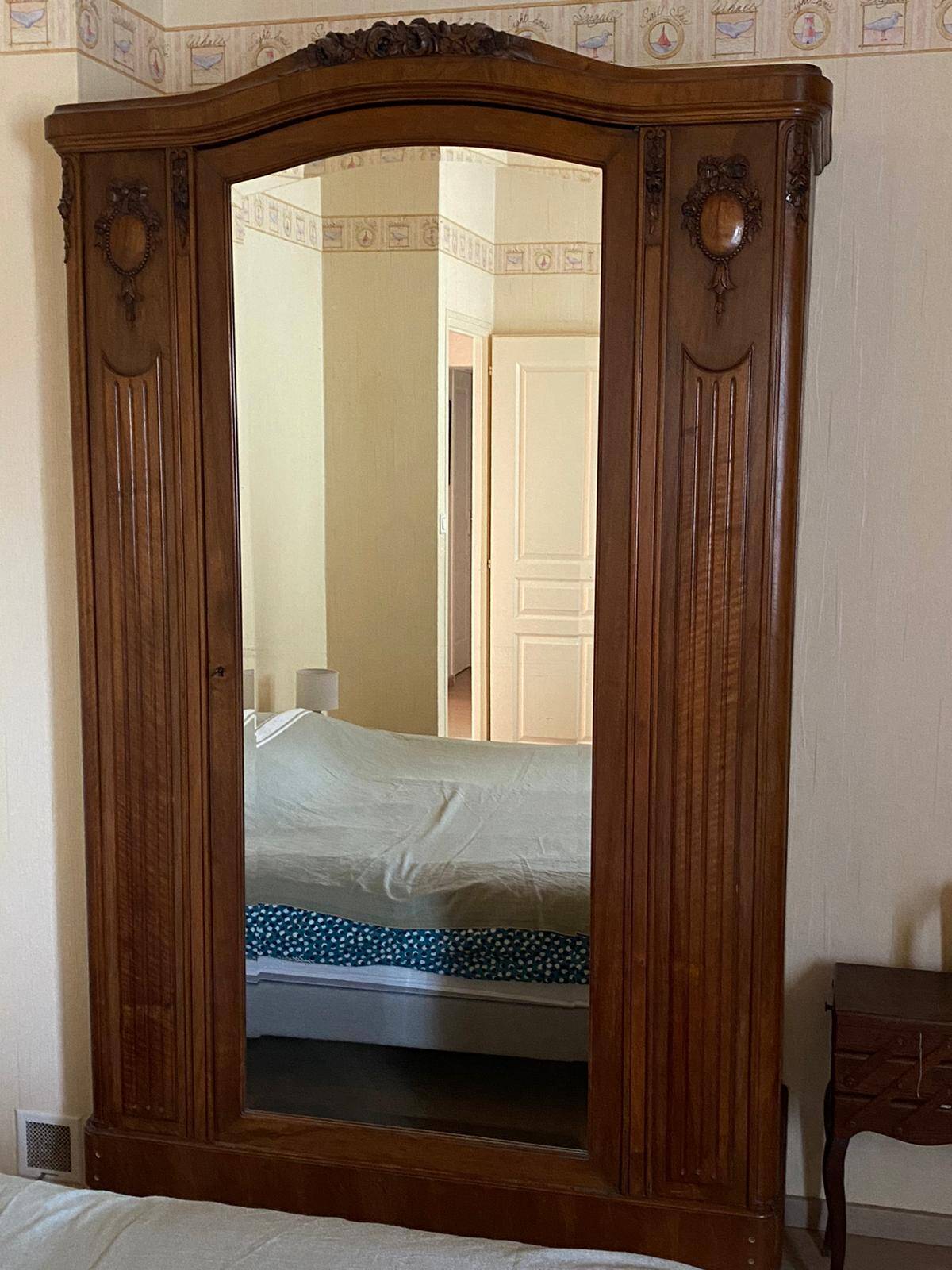 Rustic linen cabinet