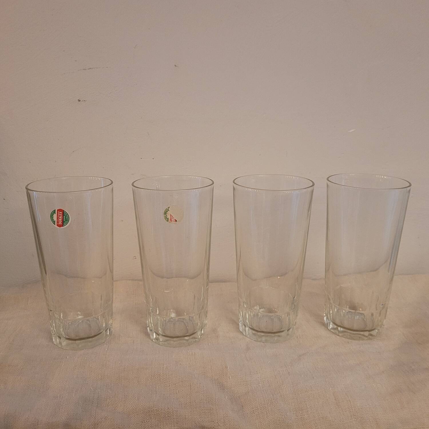 Set de 4 verres long drink Duralex – années 1970