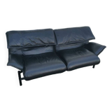 2 seater leather sofa, Cassina sofa