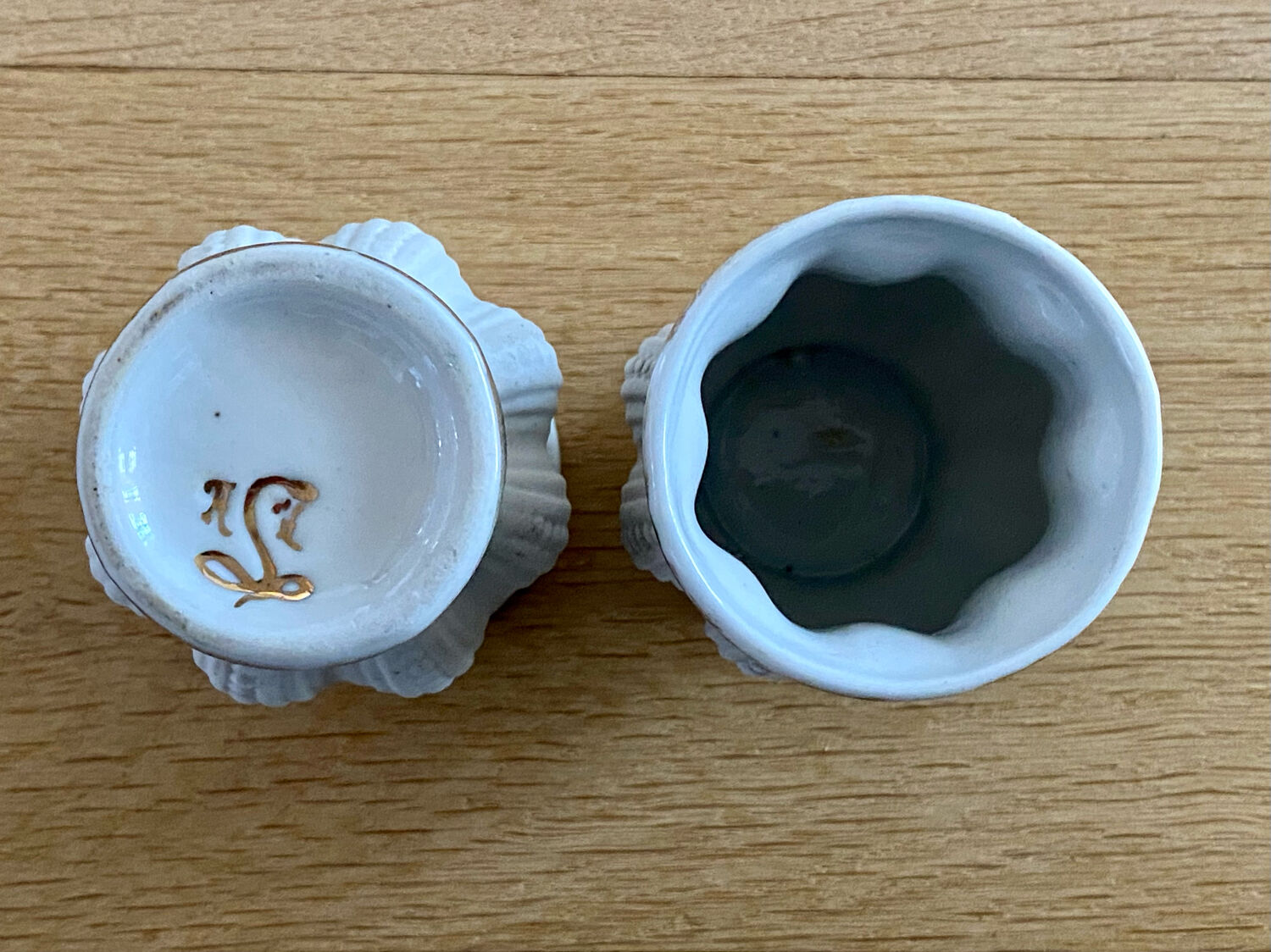 Pair of photophores manufacture La couleuvre