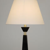 Lampe postmoderne en marbre et laiton circa 1980